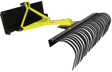 york rake attachment for skid steer|york garden tractor rake.